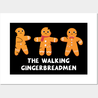 The walking gingerbread man Posters and Art